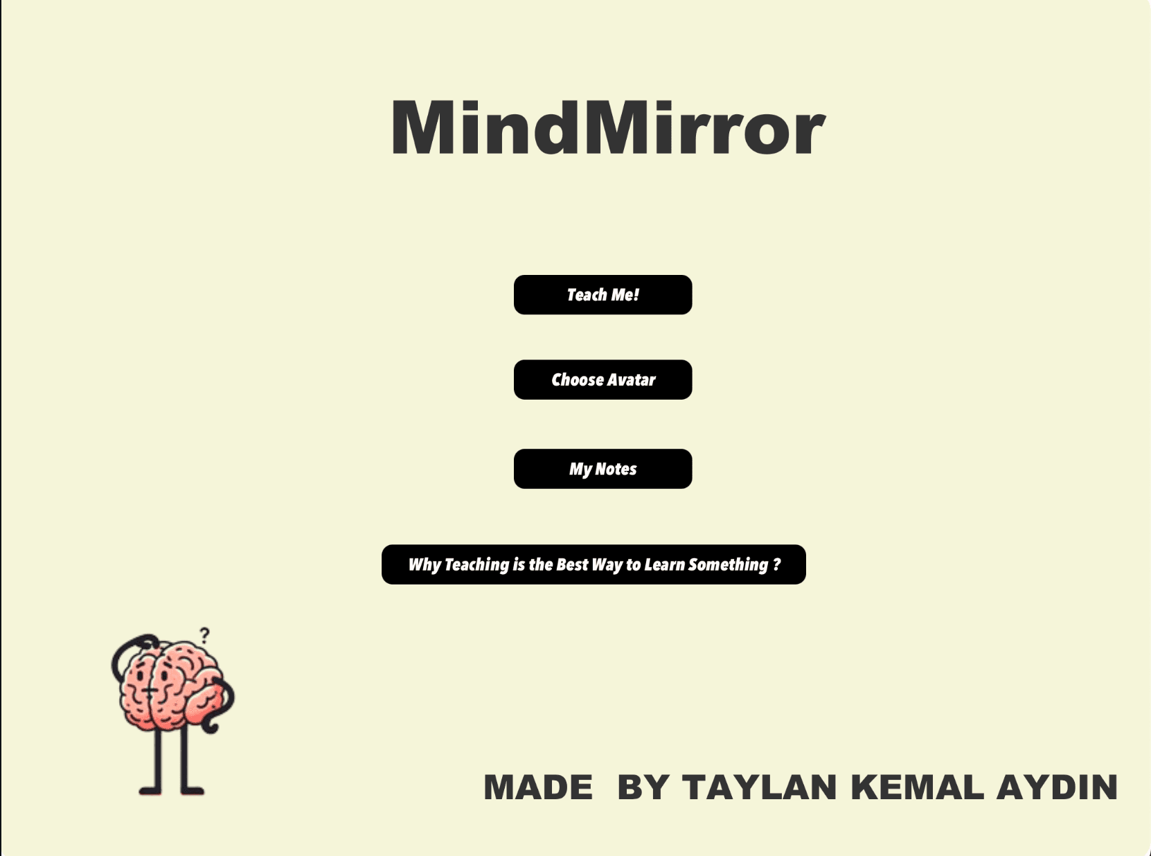 MindMirror — Java Desktop
